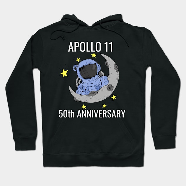 Apollo 11 50th Anniversary Hoodie by artbypond